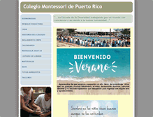 Tablet Screenshot of montessoripr.com